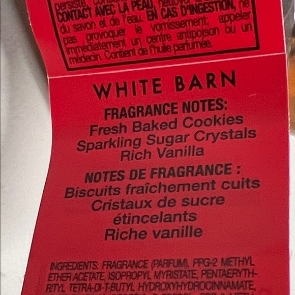 White Barn Merry Cookie Fragrance Refill - Picture 2 of 2